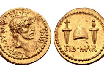 Moneda de aur bătută de Brutus după asasinarea lui Cezar, returnată Guvernului Grec