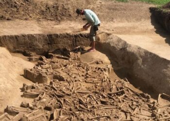 38 de schelete decapitate, descoperite într-o groapă comună, din Slovacia