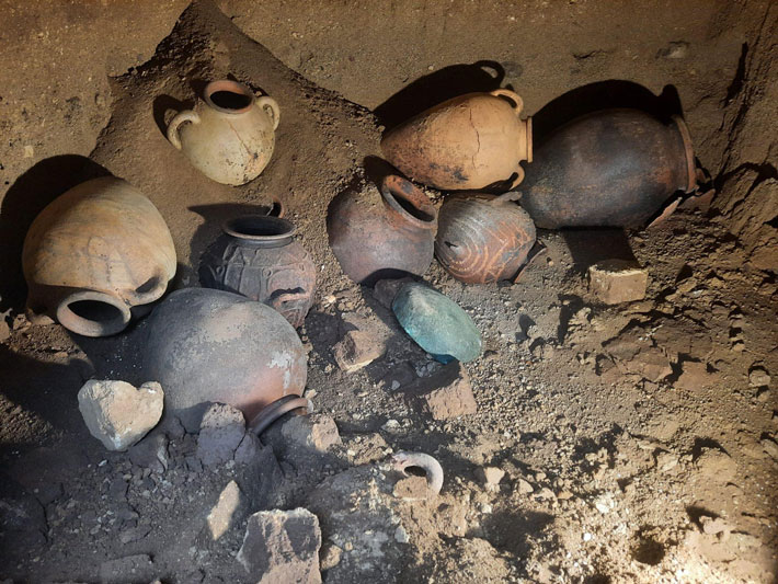 Mormânt etrusc, intact, vechi de 2.600 de ani, descoperit în Italia