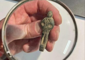 Gaică metalică de curea, descoperită în Polonia