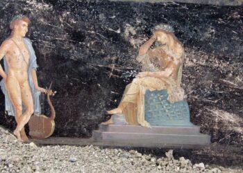 Unele dintre cele mai fine fresce decoperite de arheologi, în Pompei