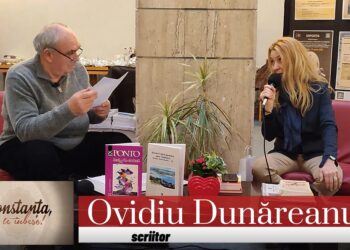 VIDEO Scriitorul Ovidiu Dunăreanu, la ceas aniversar, în dialog cu Amelia Stănescu, managerul Bibliotecii Județene Constanța