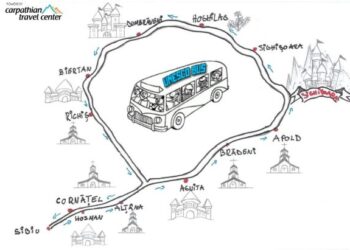 Siturile UNESCO din Transilvania pot fi vizitate acum cu autobuzul turistic de tip Hop-On, Hop-off