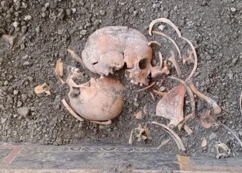 Drama unei famili care a încercat să se salveze, descoperită de către arheologi la Pompeii