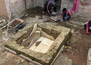 Transformarea unui complex de terme romane într-o biserică creștină timpurie, dezvăluită de către arheologi