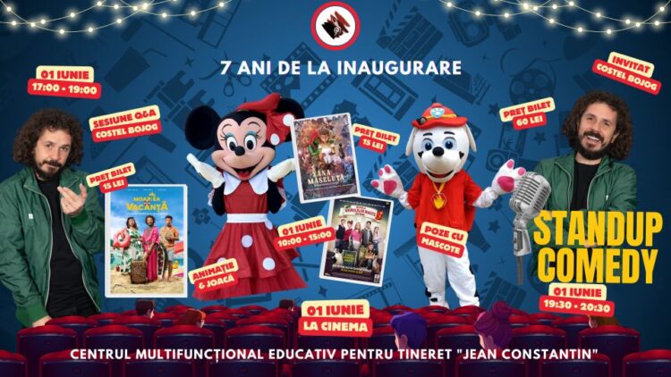 Centrul „Jean Constantin” sărbătorește 7 ani de cultură, filme și spectacole