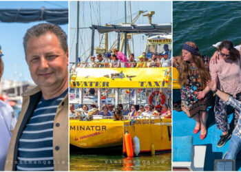 VIDEO Povești pe apă cu un Căpitan și-o Căpităneasă de WATER TAXI la Mangalia