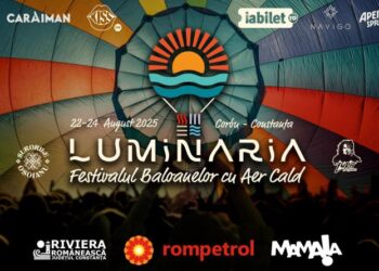 LUMINARIA, primul festival al baloanelor cu aer cald de pe litoral, va avea loc în perioada 22–24 august