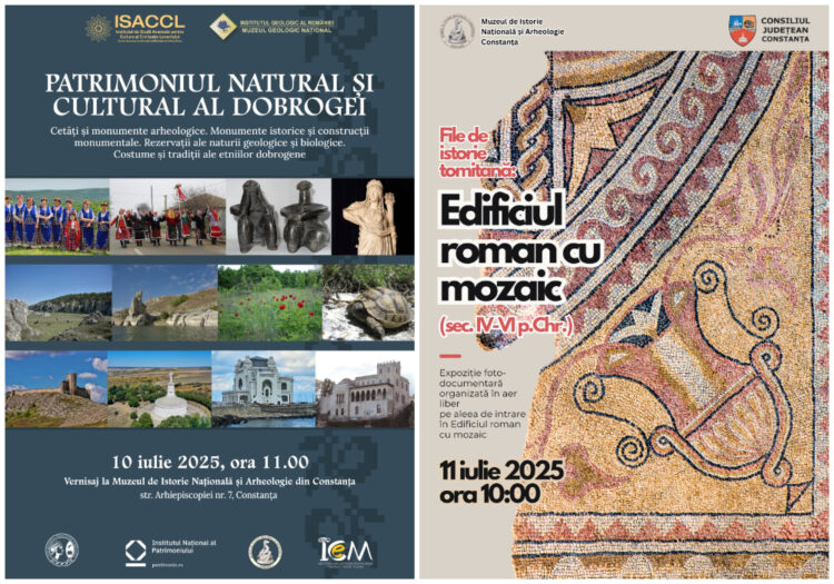 Expoziții și lansări de carte, organizate de MINA Constanța, în luna iulie