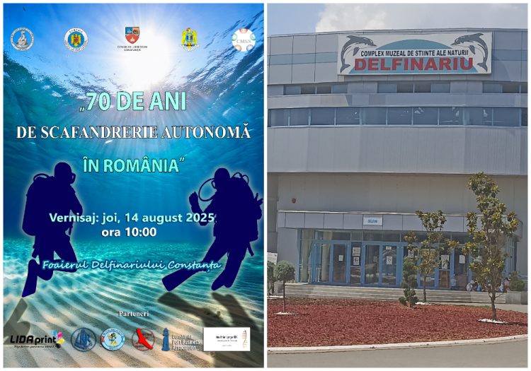 Expoziția „70 de Ani de Scafandrerie Autonomă în România”, la Delfinariul din Constanța
