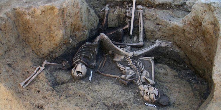 7 schelete ale unor soldați romani, descoperite într-o fântână, în Croația