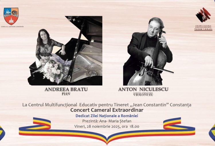 Concert Cameral Extraordinar dedicat Zilei Naționale a României, la Centrul Jean Constantin