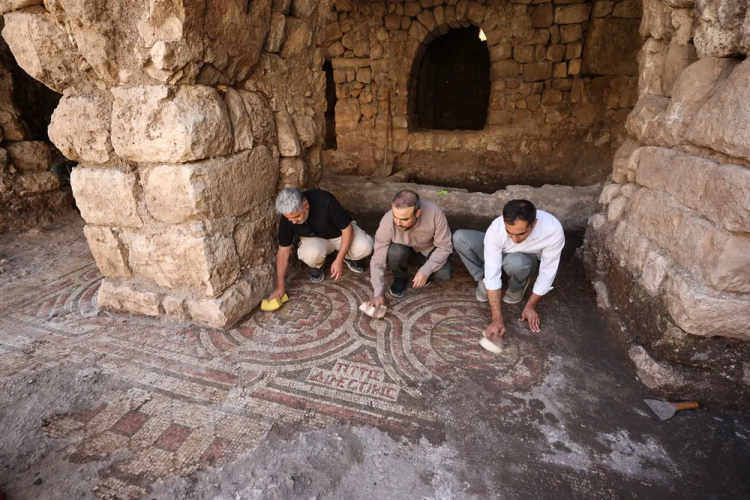 Mozaic bizantin, vechi de 1.500 de ani, descoperit în regiunea Mardin, din Turcia