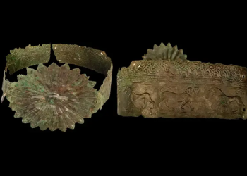 Diademă impresionantă, descoperită într-un cimitir antic din Grecia