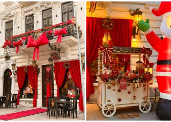 Pirouette Bistro câștigă pentru a doua oară titlul de „Cea mai frumoasă vitrină de Crăciun din Constanța”