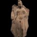 Statuetă de tip Tanagra, cu reprezentarea zeului Eros, expusă la Edificiul Roman cu Mozaic
