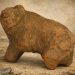 Rară figurină zoomorfă, atribuită culturii Cucuteni, expusă la Muzeul de Istorie din Tecuci