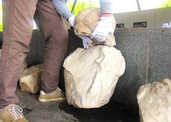 Sculptură a unui celebru mit antic, readusă la viață de arheologii din Deultum