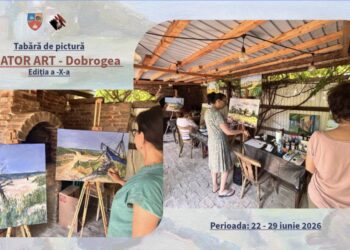 Peisajul marin, sursă de inspirație pentru Tabăra de pictură KREATOR ART – Dobrogea