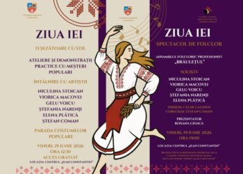 ZIUA IEI – Meșteri populari și dansatorii Ansamblului „Brâulețul” vin la Centrul Jean Constantin