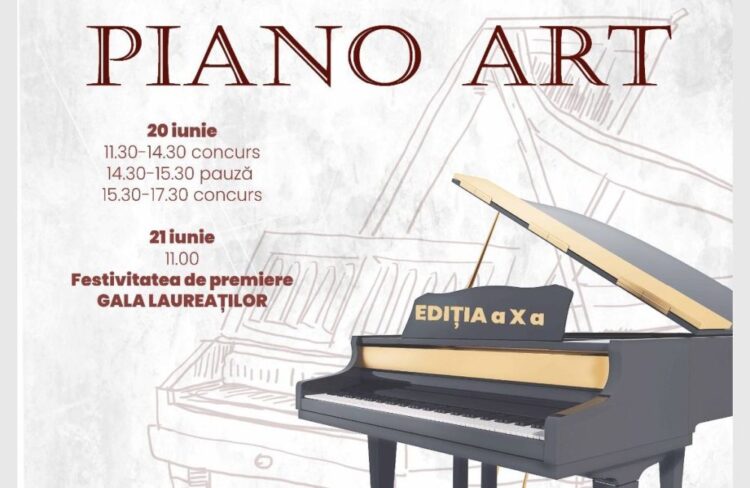 Ultimele zile în care tinerii pianiști se pot înscrie la ediția aniversară a concursului PIANO ART