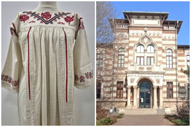 Cămașă dobrogeană DE TEZAUR, expusă la Muzeul de Artă Populară Constanța