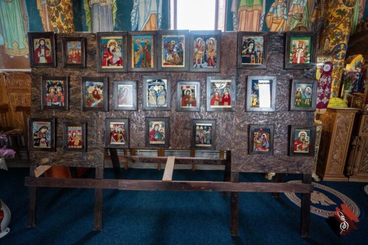 Lucrările realizate în cadrul Taberei de Iconografie, vernisate la Mănăstirea Colilia