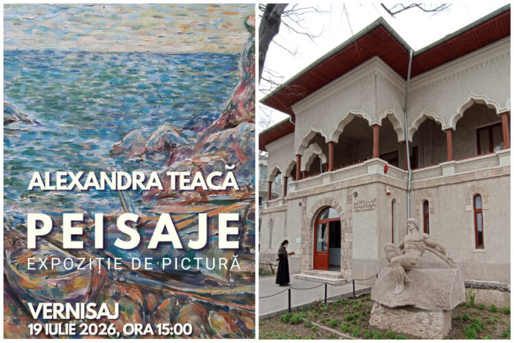 PEISAJE – Falezele de la Marea Neagră, sursă de inspirație pentru expoziția de pictură semnată Alexandra Teacă