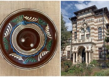 Veche strachină de Tansa, pictată cu cornul, în patrimoniul Muzeului de Artă Populară Constanța