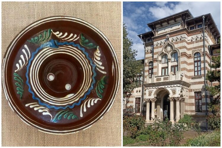 Veche strachină de Tansa, pictată cu cornul, în patrimoniul Muzeului de Artă Populară Constanța