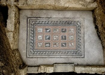Mozaicuri impresionante, descoperite într-o vilă veche de 2.000 de ani, în Turcia