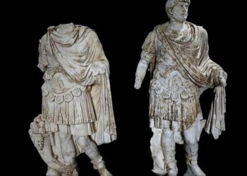 Statui rare ale împăratului Hadrian și împărătesei Sabina, descoperite în Turcia