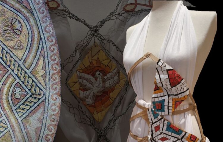 Expoziție de creații vestimentare inspirate din patrimoniul antic, la Edificiul Roman cu Mozaic