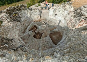 Baie imperială romană, descoperită în turnul unui palat, în Serbia