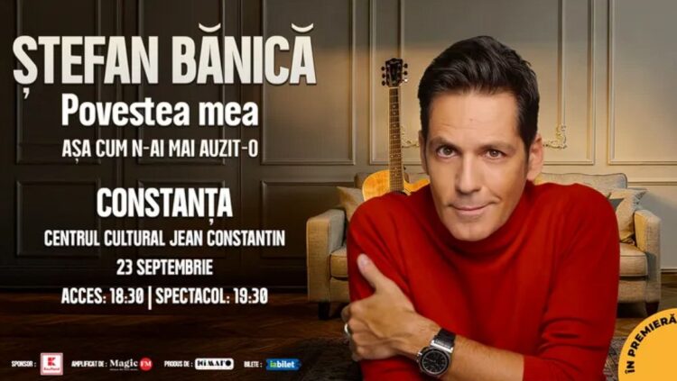 ȘTEFAN BĂNICĂ vine la Constanța, pe 23 septembrie