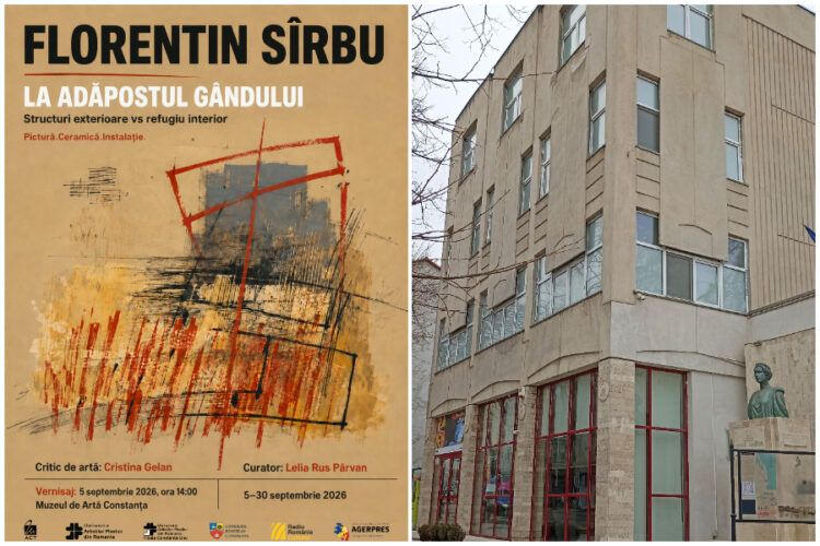 Artistul Florentin Sîrbu vernisează o impresionantă expoziție de pictură, ceramică și instalație, la Muzeul de Artă Constanța