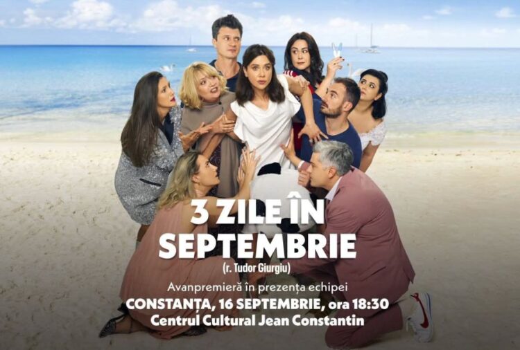 Tudor Giurgiu și actorii filmului 3 ZILE ÎN SEPTEMBRIE vin la Centrul Jean Constantin