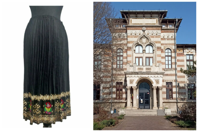Vâlnic de sărbătoare din zona Mehedinți, expus la Muzeul de Artă Populară Constanța