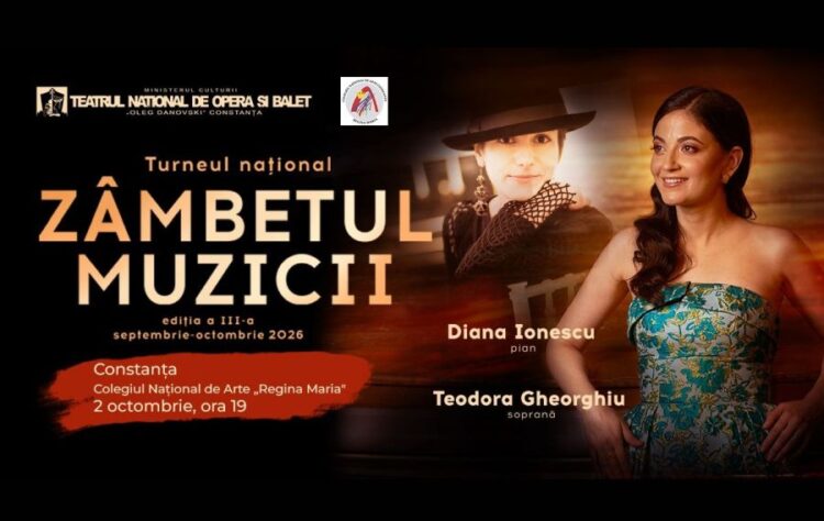 Turneul național „Zâmbetul muzicii” ajunge la Constanța, pe 2 octombrie